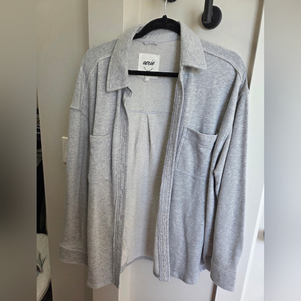 Aerie Button Up Sweater